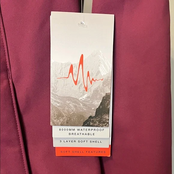 Pulse Girls' Venus Shell Hooded Jacket - Size Large 14/16 NWT - Picture 3 of 8